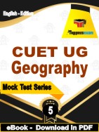 CUET UG ( Geography) Test  PDF Book In English - Practice Set