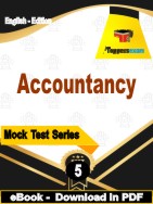 Accountancy Test  PDF Book In English - Practice Set