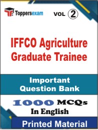 IFFCO Agriculture Graduate Trainee  Book in English- Objective MCQ(VOL.2)