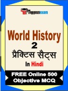 World History Book in Hindi - Question Paper / Practice Set