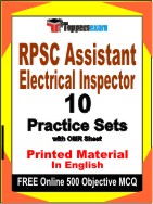 RPSC Assistant Electrical Inspector Book in English - Practice Set