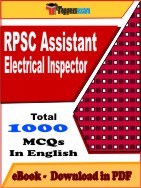 RPSC Assistant Electrical Inspector PDF Book In English - MCQ / Objective Questions