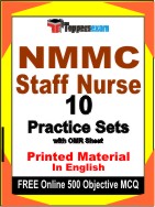 NMMC Staff Nurse Book in English - Practice Set