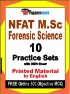 NFAT M.Sc Forensic Science Book in English - Practice Set