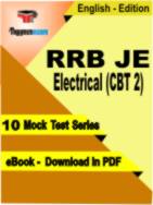 RRB JE Electrical (CBT 2) Test PDF Book In English - Mock Test/Practice Set
