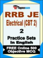 RRB JE Electrical (CBT 2) Book in English - Question Paper / Practice Set