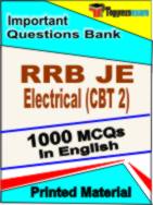 RRB JE Electrical (CBT 2)  Book in English - Objective MCQ