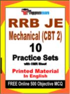 RRB JE Mechanical (CBT 2) Book in English - Practice Set