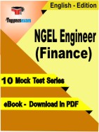 NGEL Engineer (Finance) Test PDF Book In English - Mock Test/Practice Set