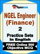NGEL Engineer (Finance) Book in English - Question Paper / Practice Set