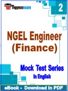 NGEL Engineer (Finance) Test PDF Book In English - Question Paper