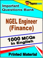 NGEL Engineer (Finance)  Book in English - Objective MCQ