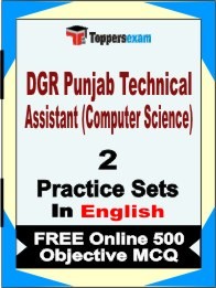 DGR Punjab Technical Assistant (Computer Science) Exam Practice Set Book in English