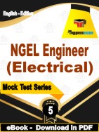 NGEL Engineer (Electrical) Test  PDF Book In English - Practice Set