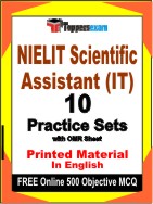 NIELIT Scientific Assistant (IT) Book in English - Practice Set