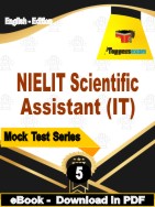 NIELIT Scientific Assistant (IT) Test  PDF Book In English - Practice Set