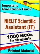 NIELIT Scientific Assistant (IT)  Book in English - Objective MCQ