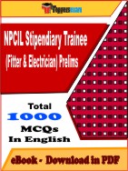 NPCIL Stipendiary Trainee (Fitter & Electrician) Prelims PDF Book In English - MCQ / Objective Questions