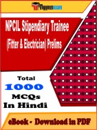 NPCIL Stipendiary Trainee (Fitter & Electrician) Prelims PDF Book In Hindi - MCQ / Objective Questions