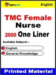 TMC Female Nurse One Liner Book in English
