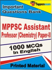 MPPSC Assistant Professor (Chemistry) Paper-2 Test Book in English - Objective MCQ