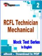 RCFL Technician Mechanical Test PDF Book In English - Question Paper