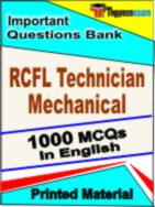 RCFL Technician Mechanical  Book in English - Objective MCQ