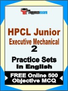 HPCL Junior Executive Mechanical Test Book in English - Question Paper / Practice Set