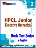 HPCL Junior Executive Mechanical Test PDF Book In English - Question Paper