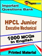 HPCL Junior Executive Mechanical Test Book in English - Objective MCQ