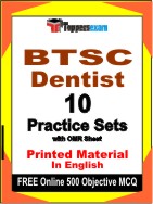 BTSC Dentist Book in English - Practice Set