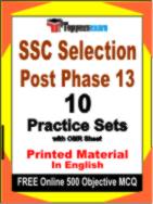 SSC Selection Post Phase 13 Book in English - Practice Set