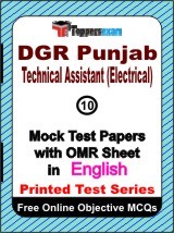 DGR Punjab Technical Assistant (Electrical) Exam Mock Test Papers (Book) in English