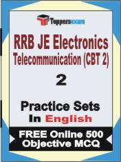 RRB JE Electronics Telecommunication (CBT 2) Book in English - Question Paper / Practice Set