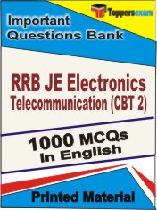 RRB JE Electronics Telecommunication (CBT 2)  Book in English - Objective MCQ