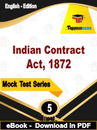 Indian Contract Act, 1872 Test PDF Book In English - Practice Set