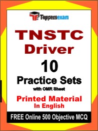 TNSTC Driver Exam Book in English - Practice Set