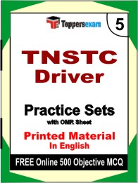 TNSTC Driver Exam Book in English - Mock Test / Practice Set