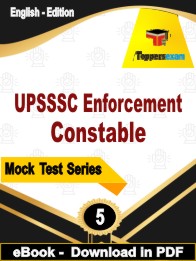 UPSSSC Enforcement Constable Test PDF Book In English - Practice Set