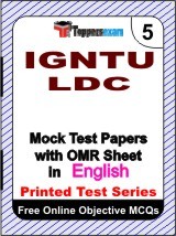 IGNTU LDC Exam Mock Test Papers (Book) in English