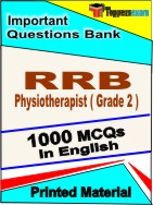 RRB Physiotherapist ( Grade 2 )  Book in English - Objective MCQ