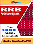RRB Physiotherapist ( Grade 2 ) PDF Book In English - MCQ / Objective Questions