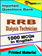 RRB Dialysis Technician  Book in English - Objective MCQ