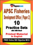 APSC Fisheries Development Officer ( Paper 2 ) Book in English - Practice Set
