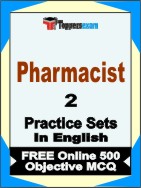 Pharmacist Book in English - Question Paper / Practice Set