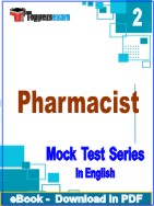 Pharmacist Test PDF Book In English - Question Paper