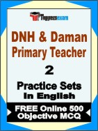 DNH & Daman Primary Teacher  Book in English - Question Paper / Practice Set