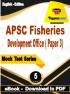 APSC Fisheries Development Officer ( Paper 3 ) Test PDF Book In English - Practice Set
