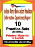 Indian Army Education Havildar (Information Operations) Paper-1 Book in English - Practice Set
