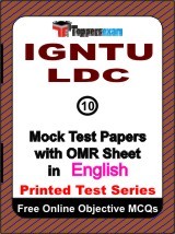 IGNTU LDC Exam Mock Test Papers (Book) in English